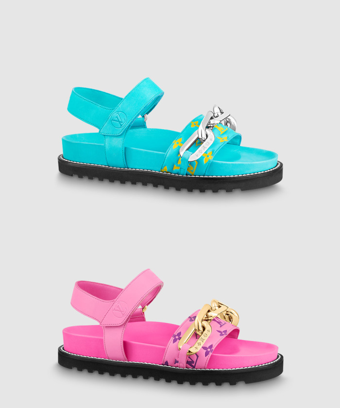 레플리카|이미테이션 louis-vuitton-루이비통파세오-플랫-컴포트-샌들-1a90pu