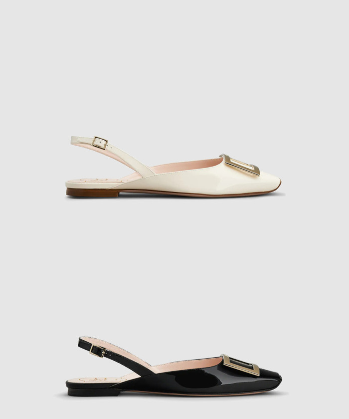 레플리카|이미테이션 roger-vivier-로저비비에트럼펫-슬링백-발레리나-플랫슈즈-6453