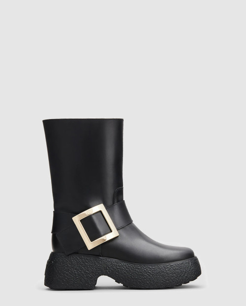 [ROGER VIVIER-로저비비에]비브 레인저스 바이커 부츠 6423