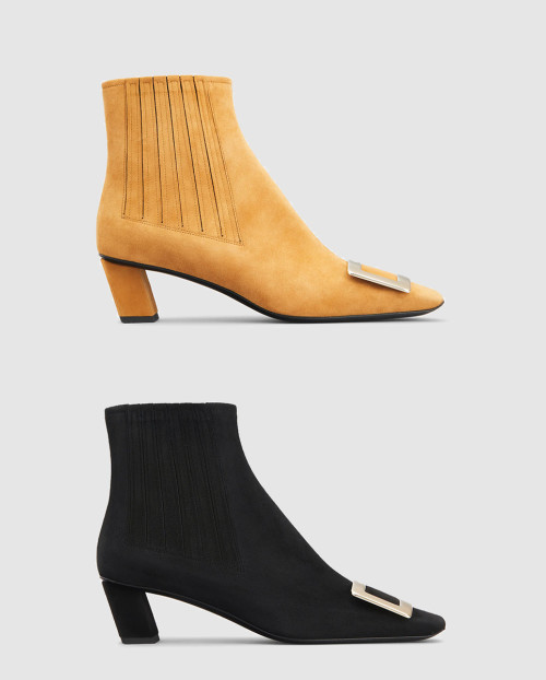 [ROGER VIVIER-로저비비에]벨 첼시 스웨이드 부츠 0063