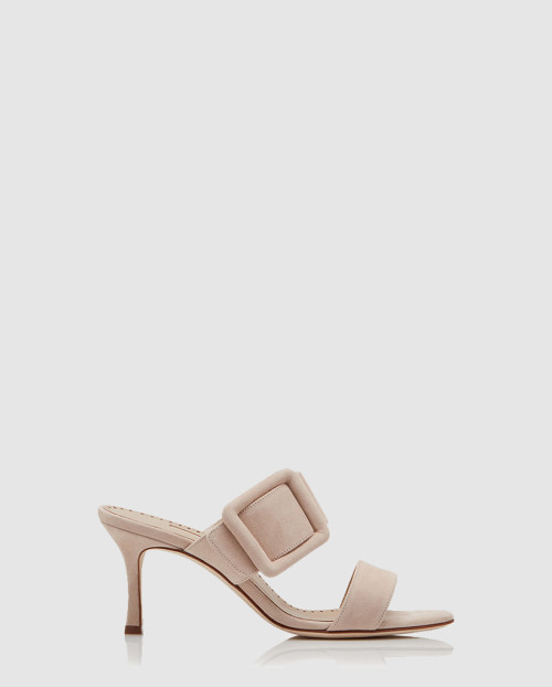 [M.BLAHNIK-마놀로블라닉]게이블 스웨이드 오픈 토 뮬