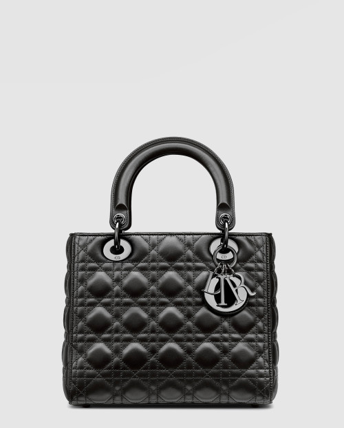 [DIOR-디올]레이디백 램스킨 미듐 M0565