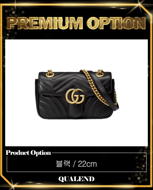 [GUCCI-구찌]GG 마몽 마틀라세 미니백 446744