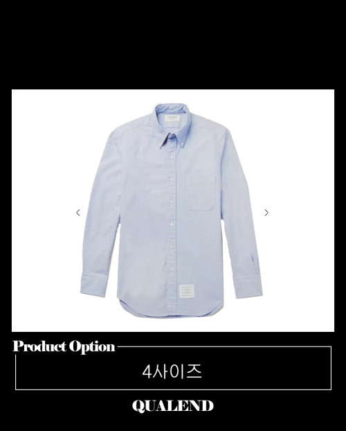 [THOM BROWNE-톰브라운]옥스포드 셔츠 MWL010