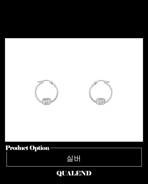 [GUCCI-구찌]GG 러닝 귀걸이 581982