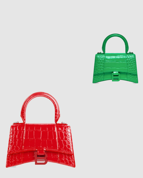 [BALENCIAGA-발렌시아가]아워글래스 XS 탑핸들백 592833