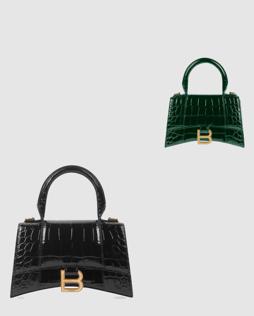 [BALENCIAGA-발렌시아가]아워글래스 XS 탑핸들백 592833