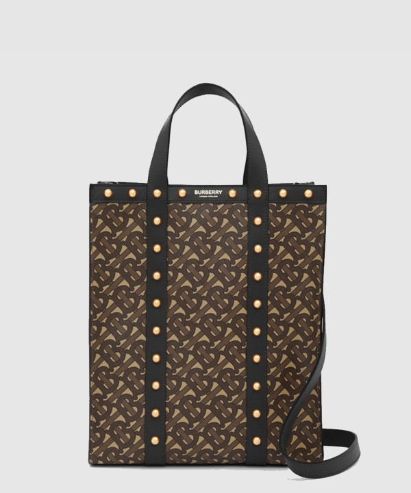 [BURBERRY-버버리]모노그램 E-캔버스 포트레이트 토트백 80250681