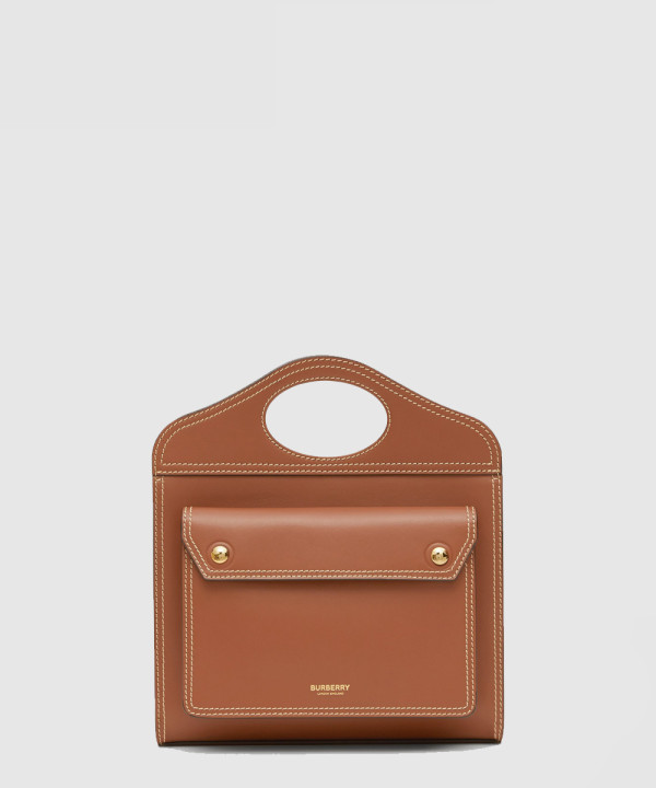 [BURBERRY-버버리]톱스티치 포켓백 미니 80147761