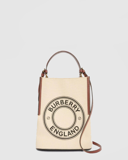 [BURBERRY-버버리]그래픽 캔버스 버킷백 스몰 80268241