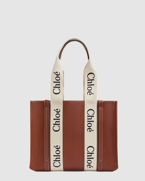 [CHLOE-끌로에]우디 토트백 미듐 AS383