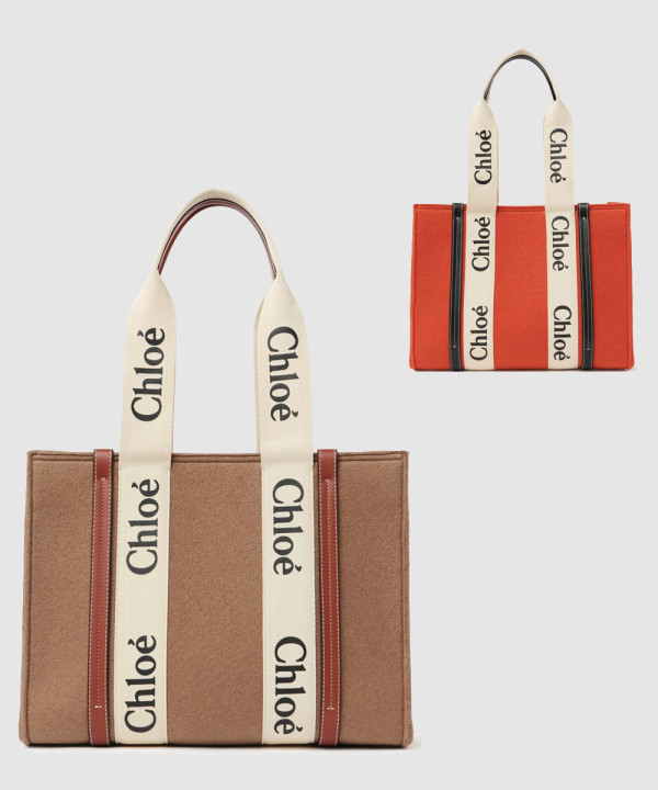 [CHLOE-끌로에]우디 토트백 미듐 WS383