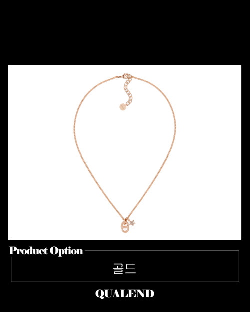 [DIOR-디올]CD 네이비 목걸이 N1407