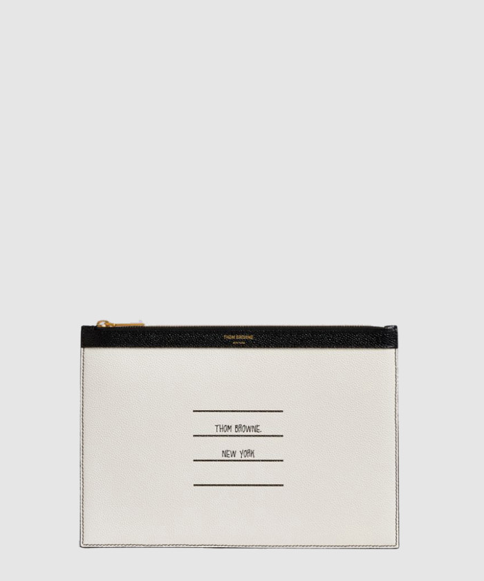 레플리카|이미테이션 thom-browne-톰브라운페이퍼-라벨-클러치-mac075