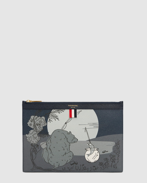 [THOM BROWNE-톰브라운]스토리 클러치 MAC019