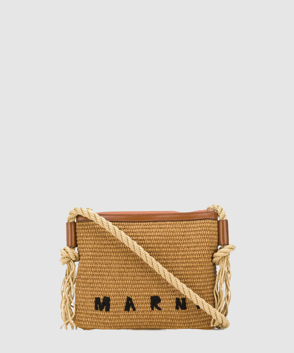 [MARNI-마르니]우븐 로고 숄더백