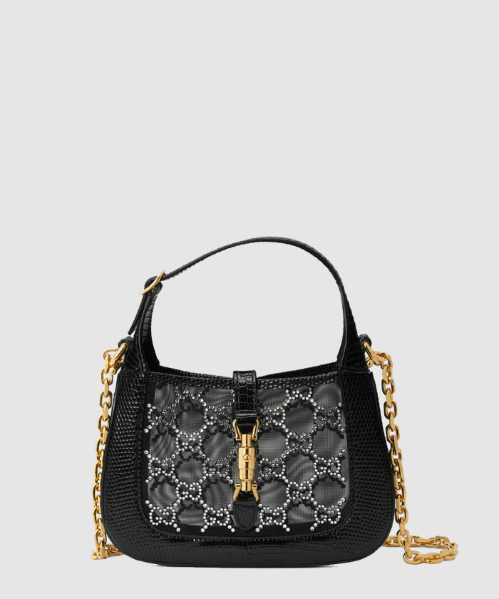 레플리카|이미테이션 gucci-구찌재키-1961-크리스탈-미니-호보백-677027