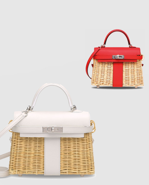 [HERMES-에르메스]켈리백 피크닉