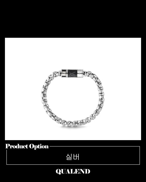 [LOUIS VUITTON-루이비통]모노그램 체인 팔찌 M62592