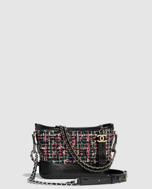 [CHANEL-샤넬]트위드 가브리엘 호보백 스몰 A91810