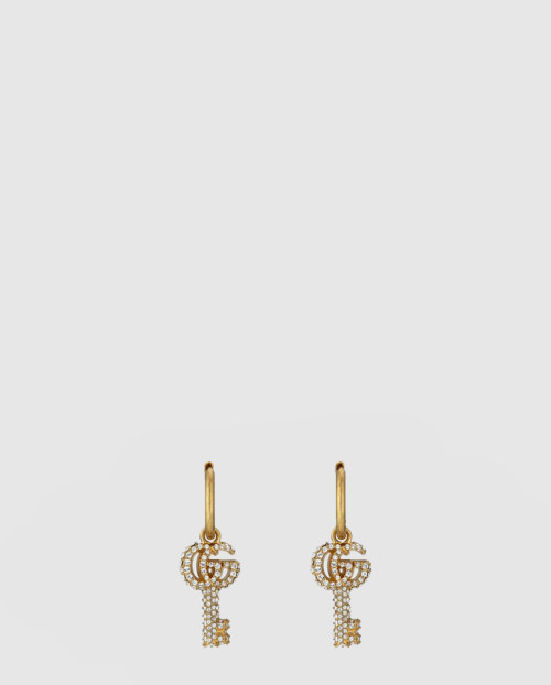 [GUCCI-구찌]GG 크리스탈 열쇠 귀걸이 645624