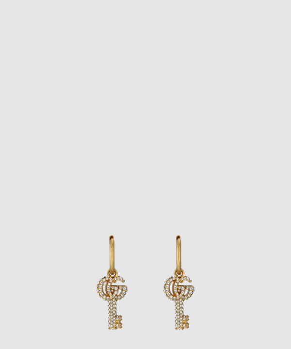 [GUCCI-구찌]GG 크리스탈 열쇠 귀걸이 645624