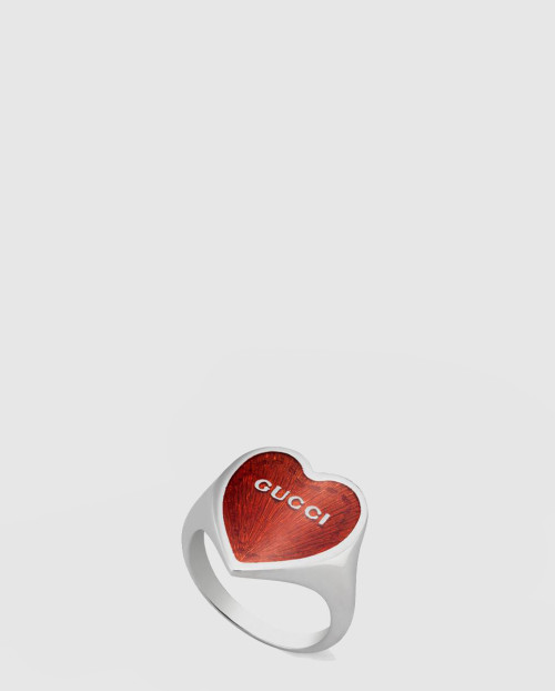 [GUCCI-구찌]에나멜 하트 반지 634805
