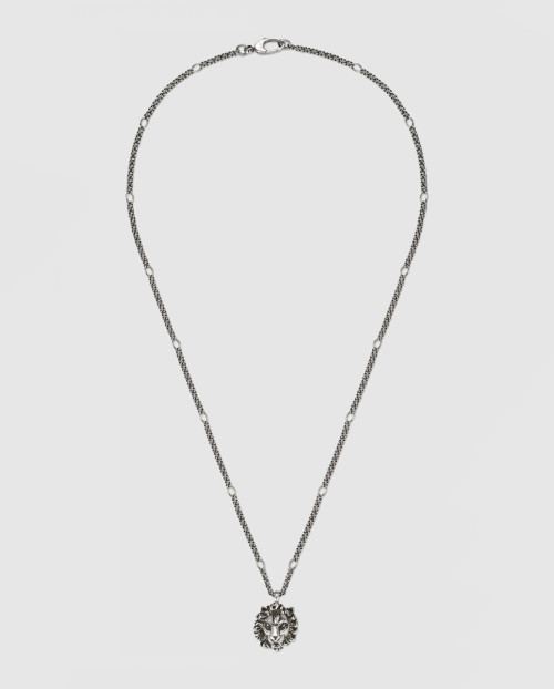 [GUCCI-구찌]라이언 헤드 목걸이 410673