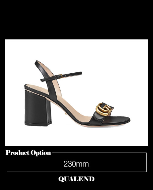 [GUCCI-구찌]GG 마몽 미드힐 샌들 453379