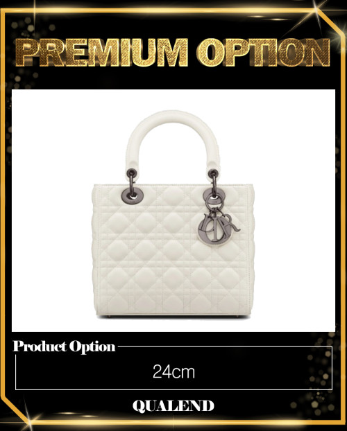 [DIOR-디올]레이디백 램스킨 미듐 M0565