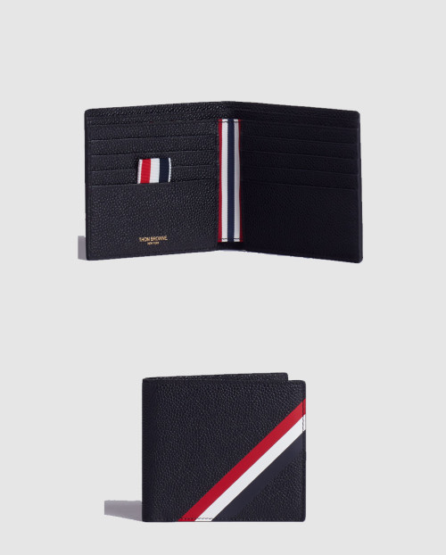[THOM BROWNE-톰브라운]스트라이프 반지갑 MAW038
