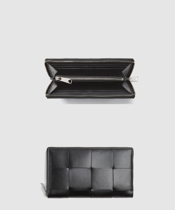 [BOTTEGA-보테가베네타]인트레치아토 지퍼월렛 649607