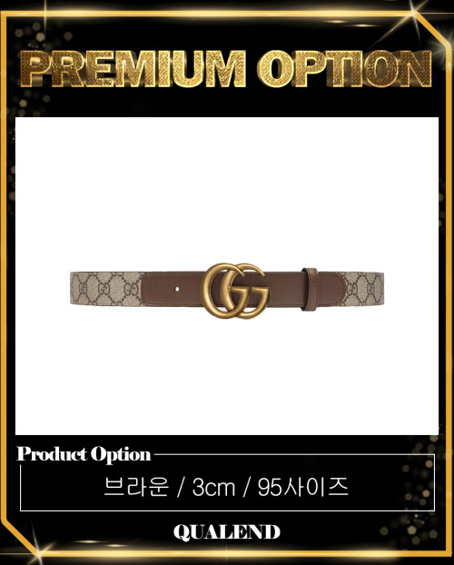 [GUCCI-구찌]GG 마몽 벨트 625839