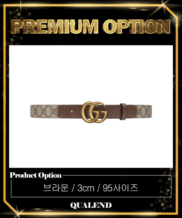 [GUCCI-구찌]GG 마몽 벨트 625839