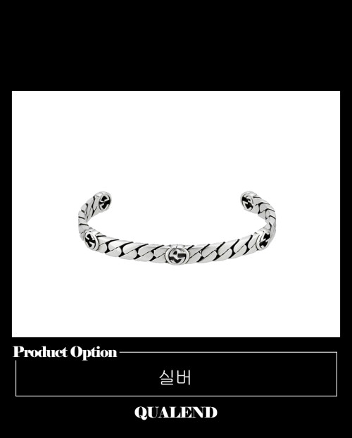 [GUCCI-구찌]인터로킹 G 팔찌 661526