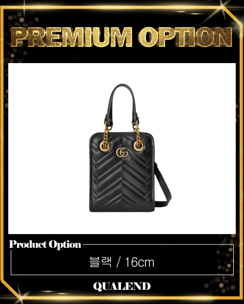 [GUCCI-구찌]GG 마몽 마틀라세 미니백 696123