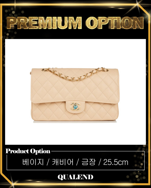 [CHANEL-샤넬]클래식 캐비어 미듐 인기색상 A01112