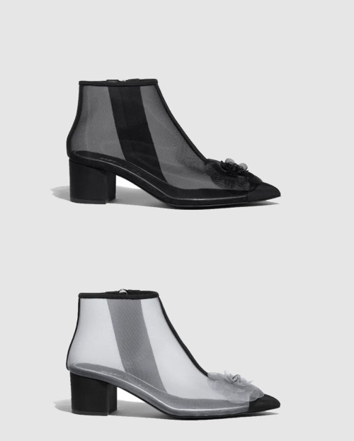 [CHANEL-샤넬]쇼트 부츠 G34544