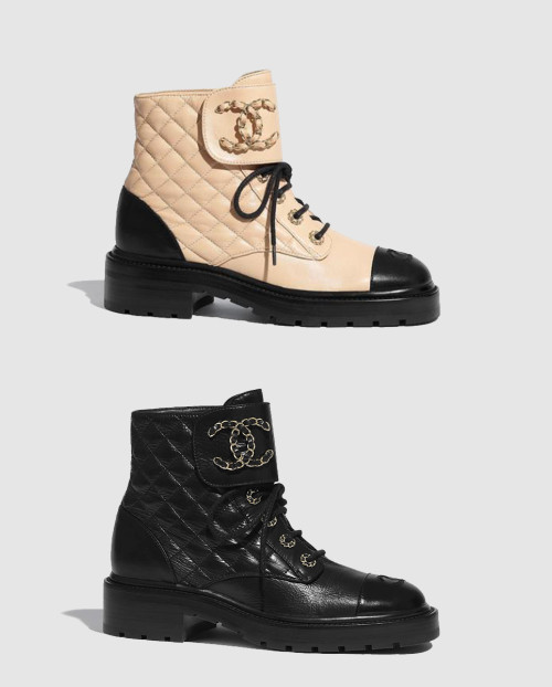 [CHANEL-샤넬]쇼트 부츠 G36424