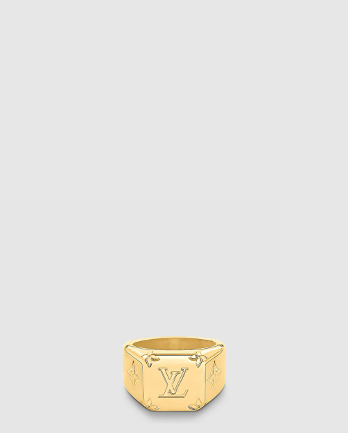 [LOUIS VUITTON-루이비통]모노그램 시그넷 반지 M80180