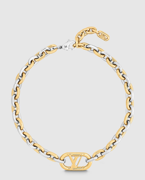 [LOUIS VUITTON-루이비통]에브리데이 체인 LV  목걸이 M00593