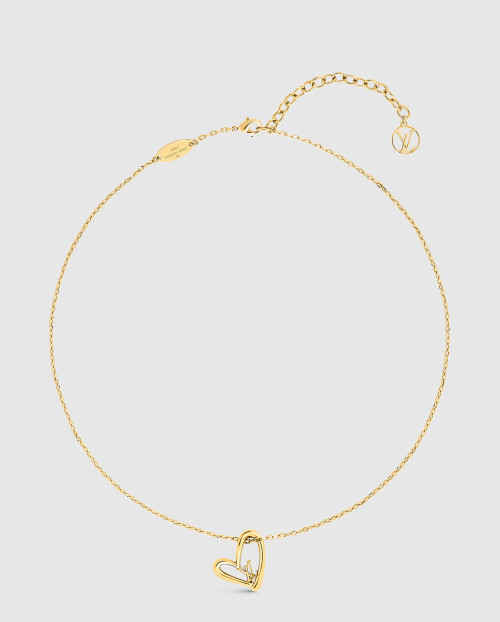 [LOUIS VUITTON-루이비통]폴 인 러브 하트 목걸이 M00465