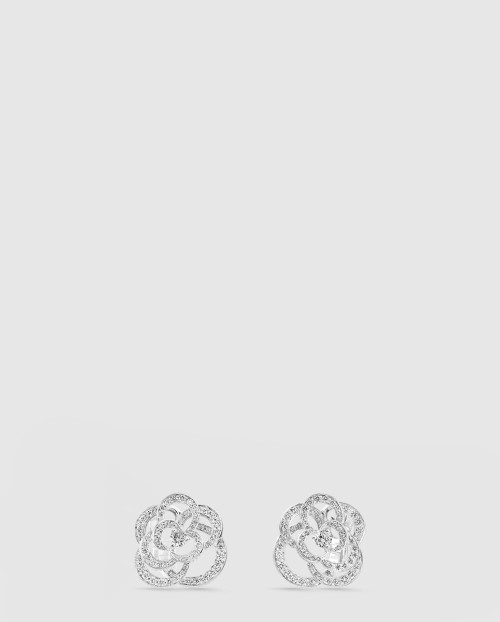 [CHANEL-샤넬]카멜리아 귀걸이 J2672