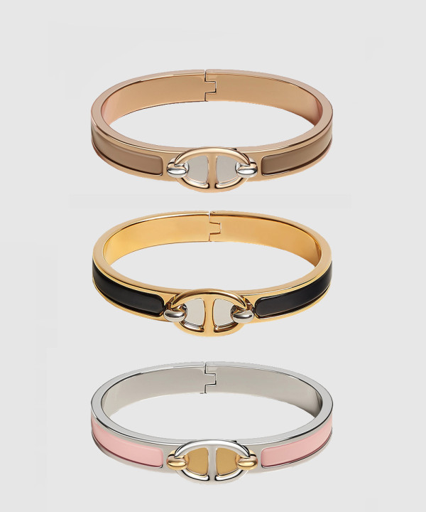 [HERMES-에르메스]미니 클릭 샹달 파랑돌 팔찌