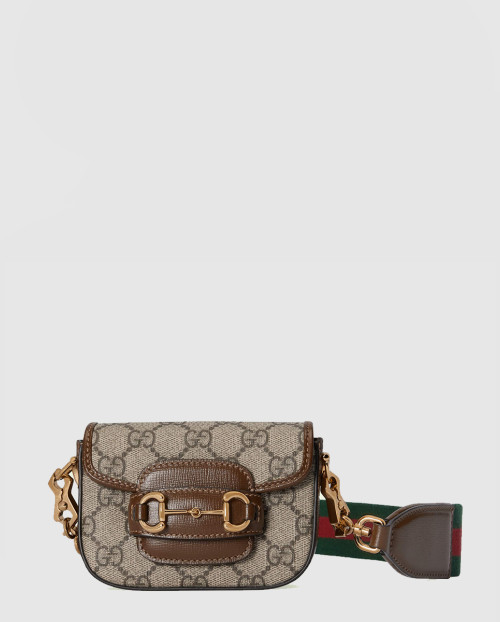 [GUCCI-구찌]홀스빗 1955 스트랩 지갑 ‎699760