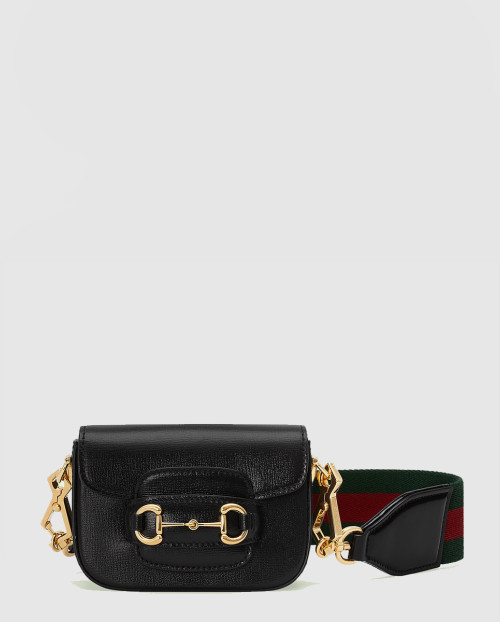 [GUCCI-구찌]홀스빗 1955 스트랩 지갑 ‎699760