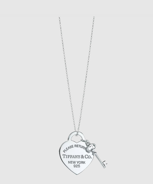 [TIFFANY-티파니] 하트 태그 키 목걸이
