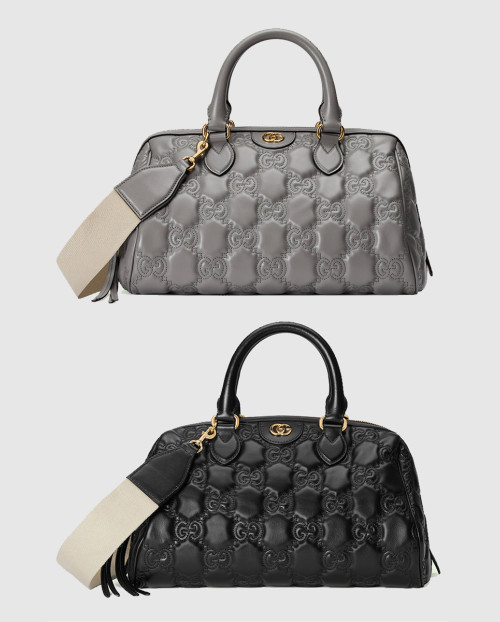 [GUCCI-구찌]GG 마몽 마틀라세 미듐 토트백 702242