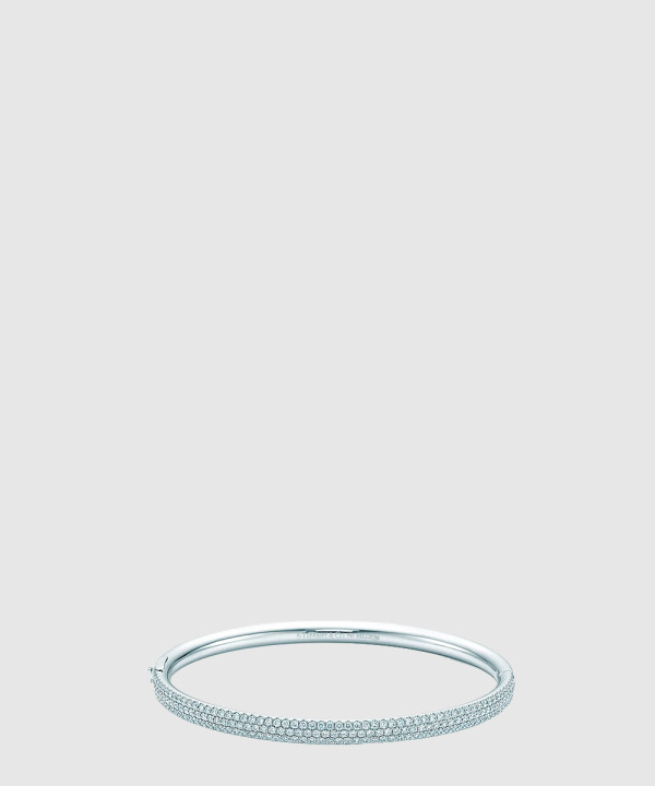 [TIFFANY-티파니]쓰리 로우 힌지드 팔찌