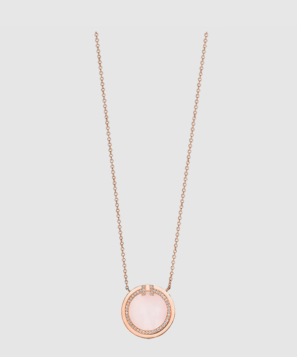 [TIFFANY-티파니]오팔이 세팅된 써클 목걸이